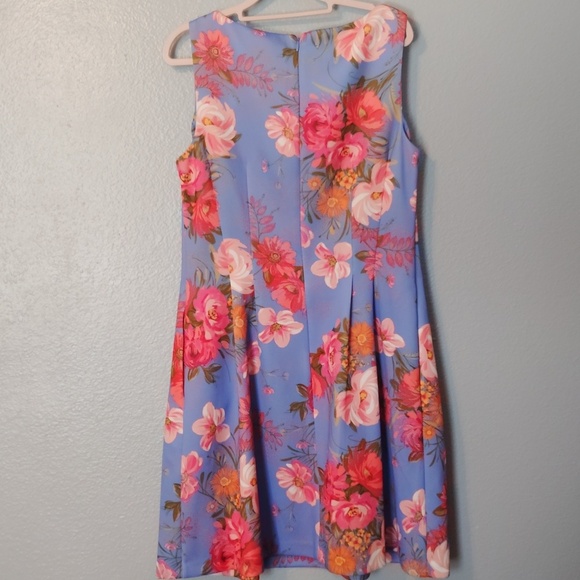 Vince Camuto Floral Dress Size 14 - Picture 7 of 14